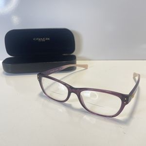 COACH HC6082 5351 (Crys Plum Blush Grad) FRAMES ONLY Women's Eyeglasses